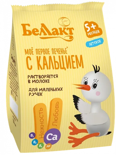 Беллакт детское печенье с кальцием, с 5 месяцев