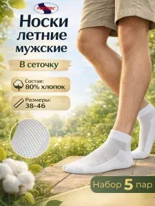 Носки РОСТЕКС мужские, 5 пар