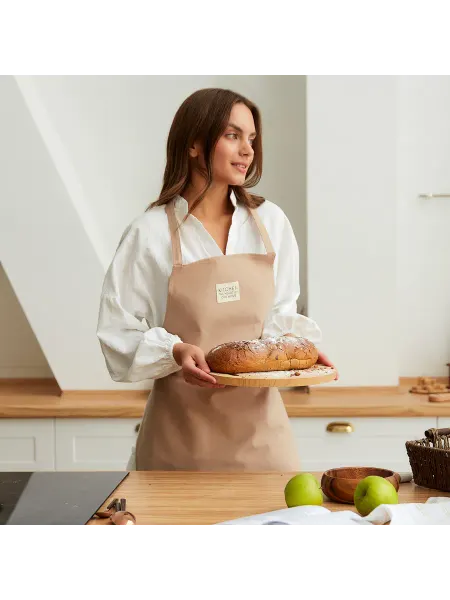 Этель Фартук Kitchen 60х70 см, цв. бежевый, 100% хл, саржа 2