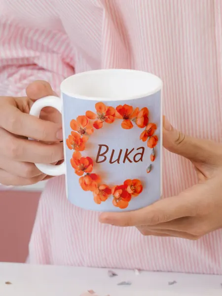 MANITYOU Кружка именная Вика для чая