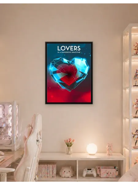 Postersbase Постер Влюбленные в опасном пространстве-времени, игро 30x40