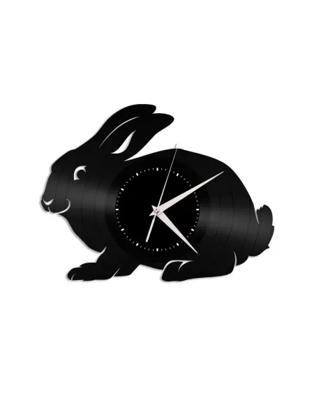VinylLab Заяц - часы из пластинки