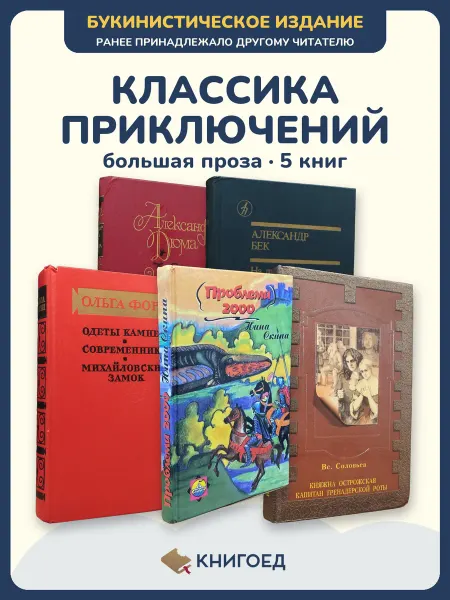 Книгоед Исторические романы Дюма Бек Форш Скипа Всеволод 5 книг