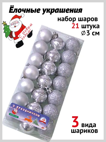 Новогодние шарики на елку