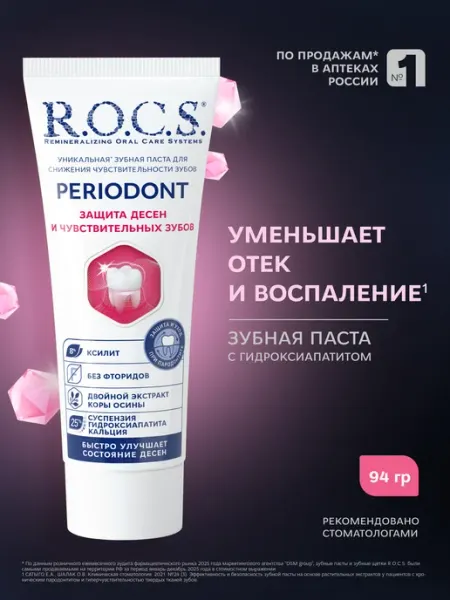 R.O.C.S. Зубная паста с ксилитом