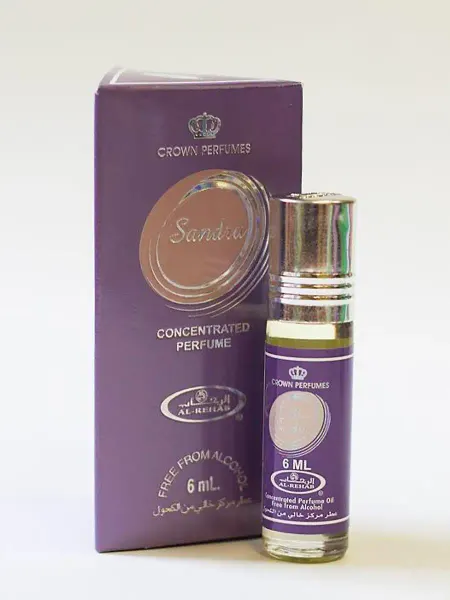 Crown Perfums Масляные арабские духи Sandra (Сандра), Al Rehab, 6 мл