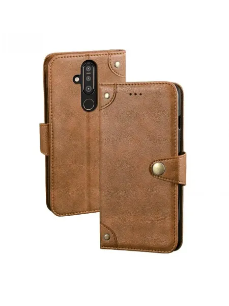 MyPads Чехол-книжка для Nokia 8.1 Нокиа 8.1 с декоративными пу
