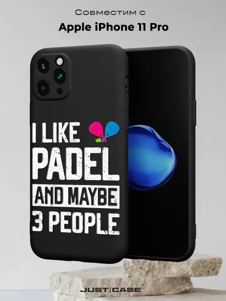 Принт-бутик Чехол на iPhone 11 Pro с принтом I Like Padel