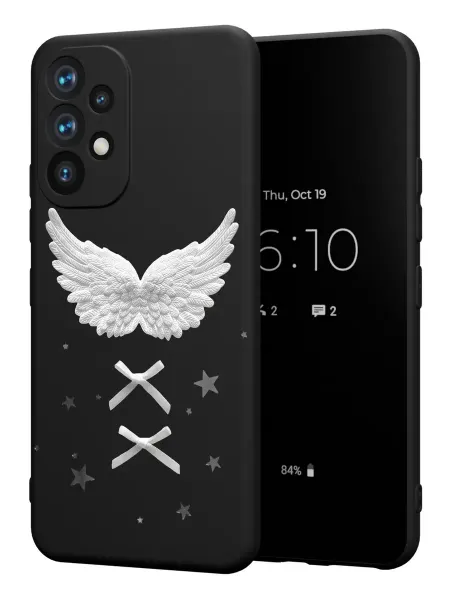 PBl store Чехол на Samsung A53 5G с принтом Крылья y2k
