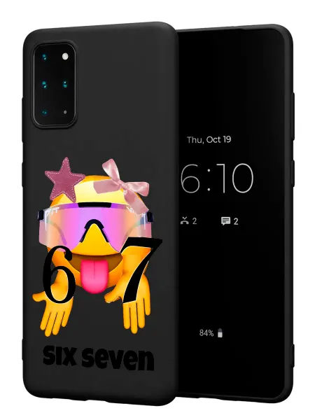 FACTORIA Чехол на Samsung S20+ с принтом Смайлик 67