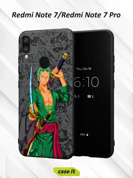 Case it Чехол на Redmi Note 7с принтом Ророноа Зоро