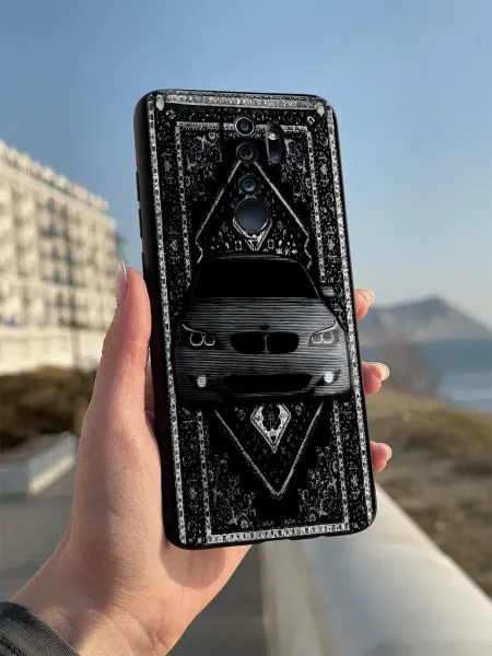 PBl store Чехол на Xiaomi Redmi Note 8 Pro с принтом BMW e60 Ковер