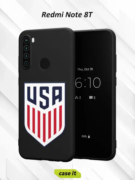 Case it Чехол на Redmi Note 8Tс принтом USA