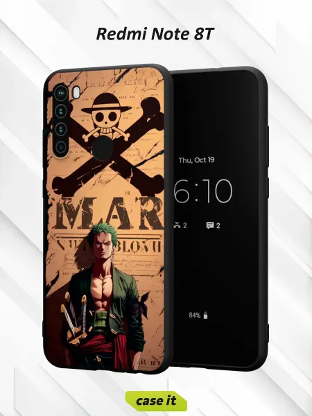 Case it Чехол на Redmi Note 8Tс принтом Ророноа Зоро