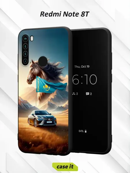 Case it Чехол на Redmi Note 8Tс принтом Казахстан