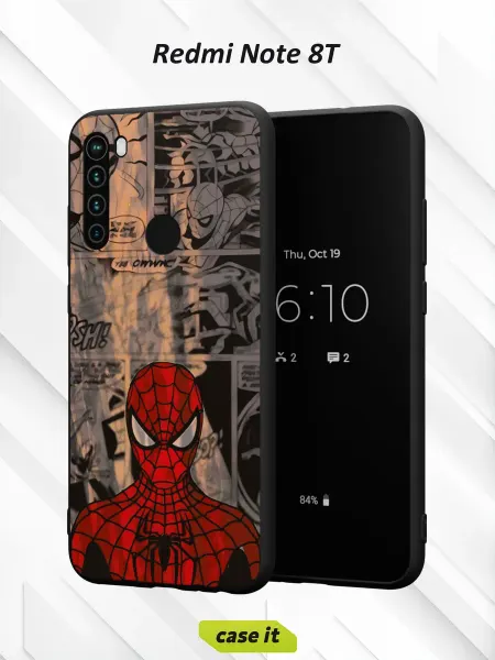 Case it Чехол на Redmi Note 8Tс принтом Человек паук