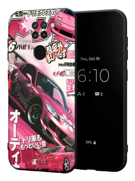 PBl store Чехол на Xiaomi Redmi Note 9 с принтом JDM