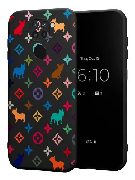 PBl store Чехол на Xiaomi Redmi Note 9 с принтом в стиле Louis Vuitton