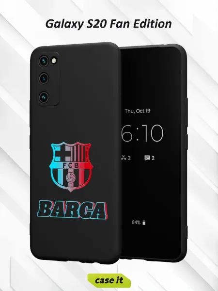 Case it Чехол на Samsung S20 FEс принтом BARCA