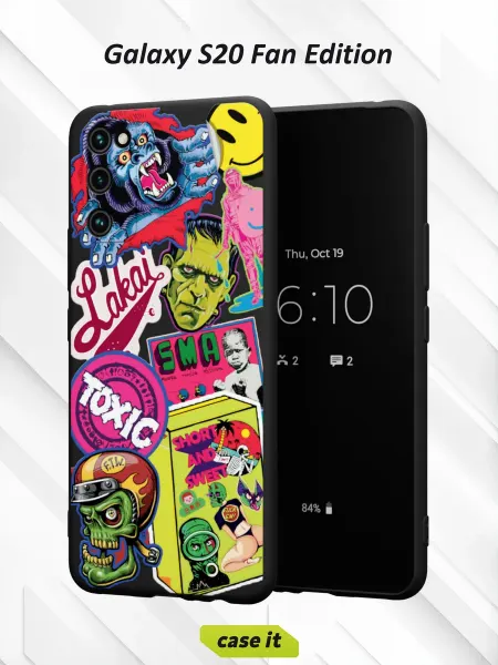 Case it Чехол на Samsung S20 FEс принтом Toxic mix