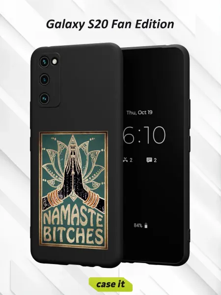 Case it Чехол на Samsung S20 FEс принтом Namaste