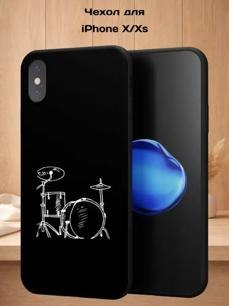 Case Style Чехол на iPhone X и XS с принтом Музыка