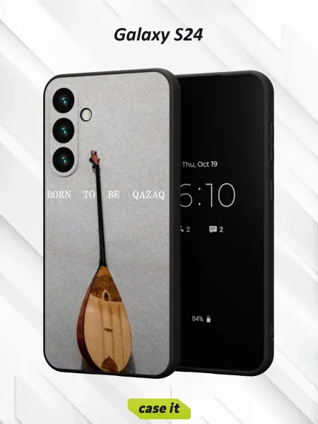 Case it Чехол на Samsung S24с принтом Домра