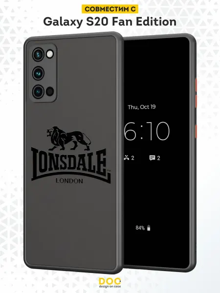 DesignOnCase Чехол Бампер на Samsung S20 FE с принтом Бренд
