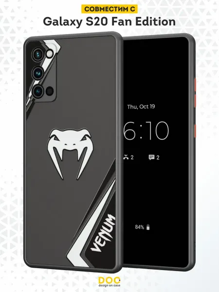 DesignOnCase Чехол Бампер на Samsung S20 FE с принтом Веном