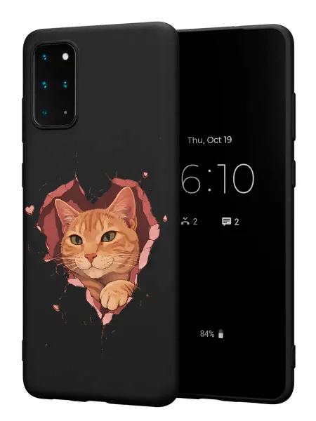 FACTORIA Чехол на Samsung S20+ с принтом Котик