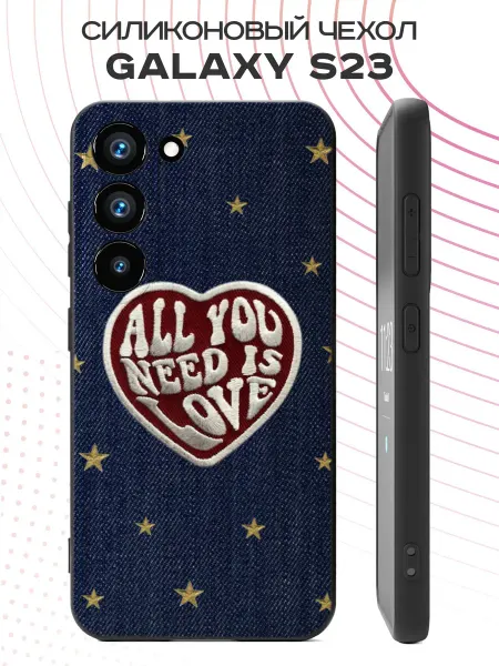 FACTORIA Чехол на Samsung S23 с принтом Надпись