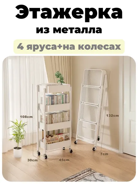 Складная этажерка из металла