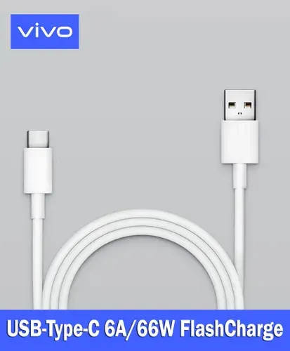 Кабель Vivo 6A USB Type-C 66W FlashCharge 1м