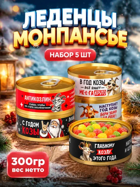 Present Premium Box Подарочный набор монпансье с приколом на Новый Год 2026
