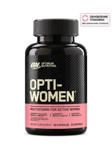 Витаминно-минеральный комплекс для женщин Опти-Вумен 60 капсул/Optimum Nutrition Opti Women