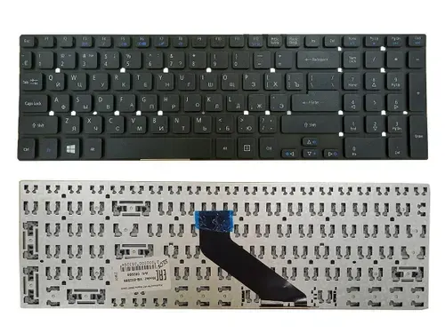 Клавиатура Acer Aspire V3-551 V5-561 E1-572 E5-521, Packard Bell EasyNote TV11 (чёрная) без рамки