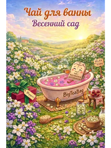 BigTeaBag Чай для ванны "Весенний сад"