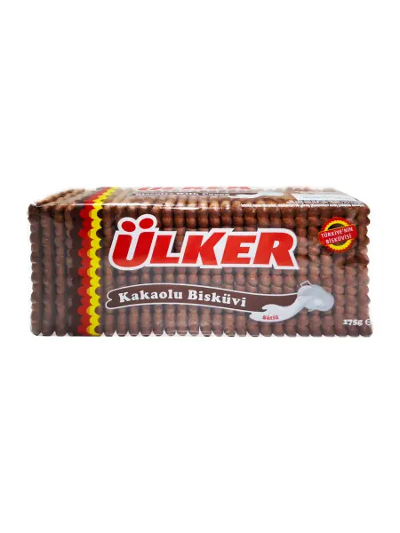 ULKER Печенье шоколадное затяжное с какао, 450гр. Турция
