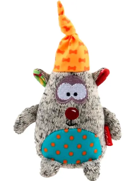 Gigwi Игрушка Plush Friendz медведь для собак с пищалкой 10 см