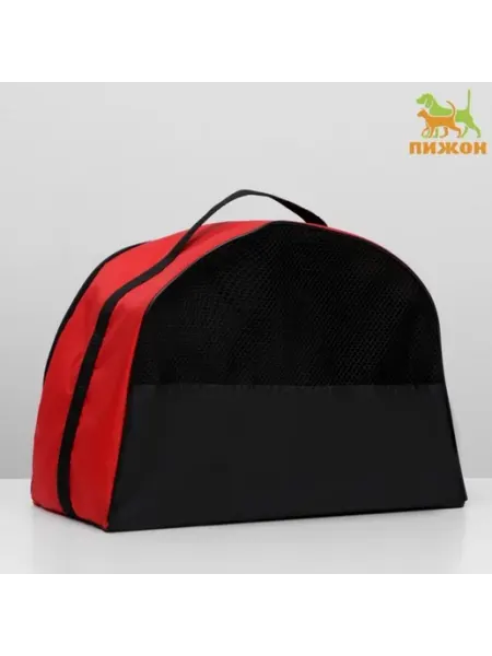 KlubShop Переноска для животных 42х22х29 см, оксфорд, красная