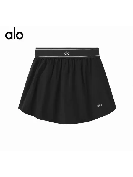 Alo yoga Спортивная белая юбка с шортами
