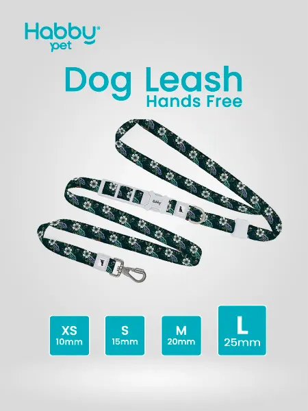 Habby Pet Поводок для собак Hands Free Botanic Harmony