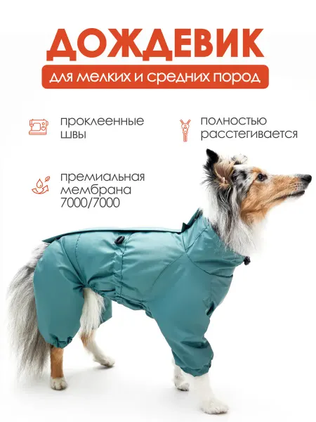 Muzzle pet care Дождевик для собак