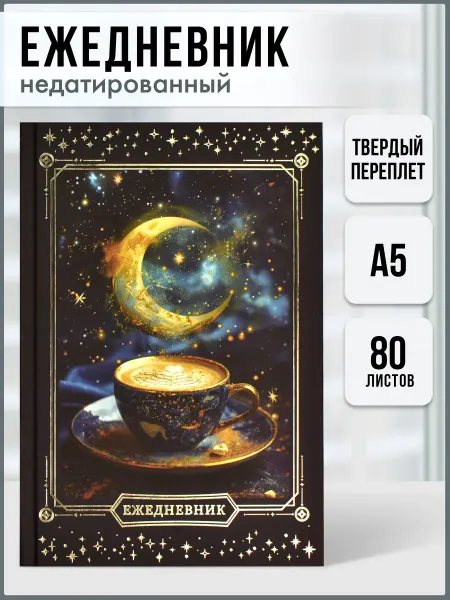 Феникс+ Ежедневник недатированный твердый переплет А5