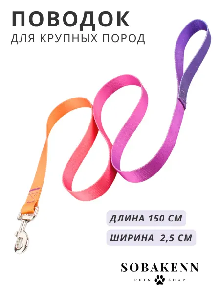 SOBAKENN Поводок для собак крупных пород