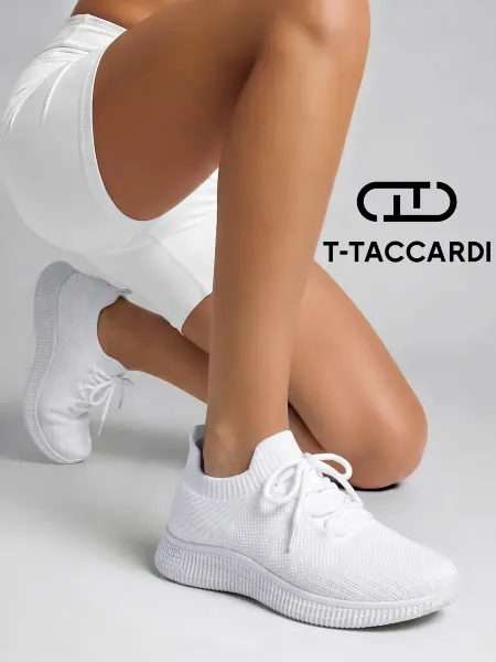 T.TACCARDI Кроссовки женские для фитнеса белые летние легкие