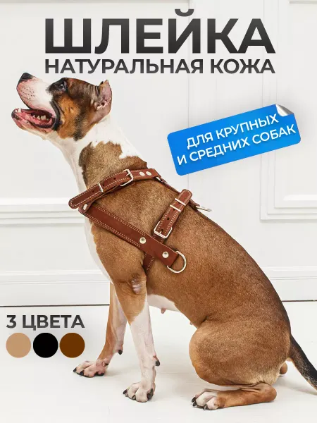 АРКОН Двухслойная шлейка из натуральной кожи