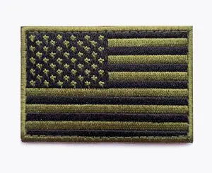 Нашивка Воевода Сибири Флаг США тактический размер 7,5*5см с липучкой