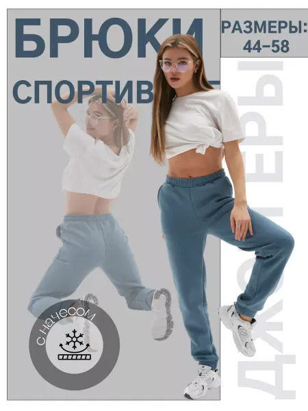 Dvigenie Спортивные брюки джоггеры с начесом