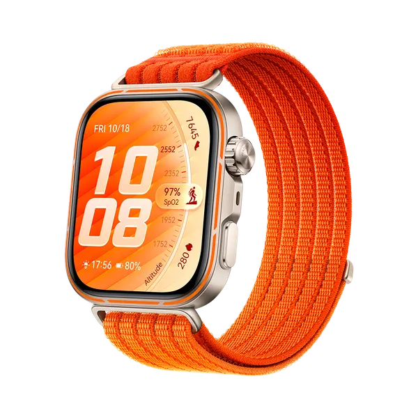 Смарт-часы Huawei Fit 5 Pro, нейлоновый ремешок, оранжевый (55020HTX)